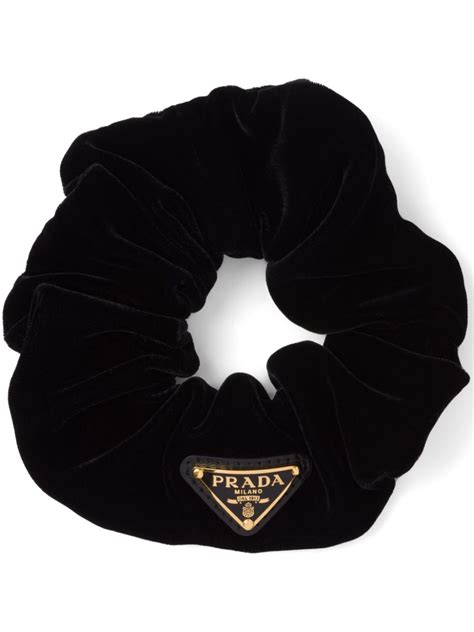 prada heart hair clips|prada hair scrunchie.